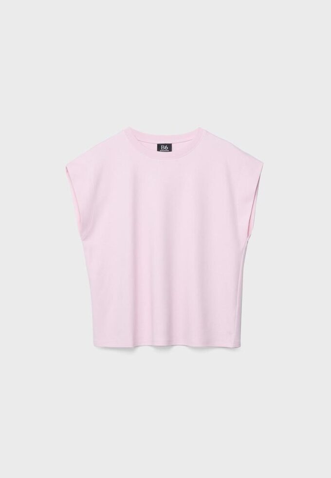 B06 T-shirt basique à épaules tombantes