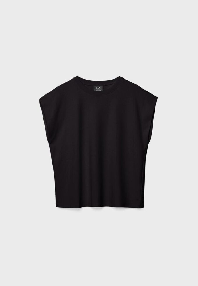 B06 T-shirt basique à épaules tombantes B06 T-shirt basique à épaules tombantes