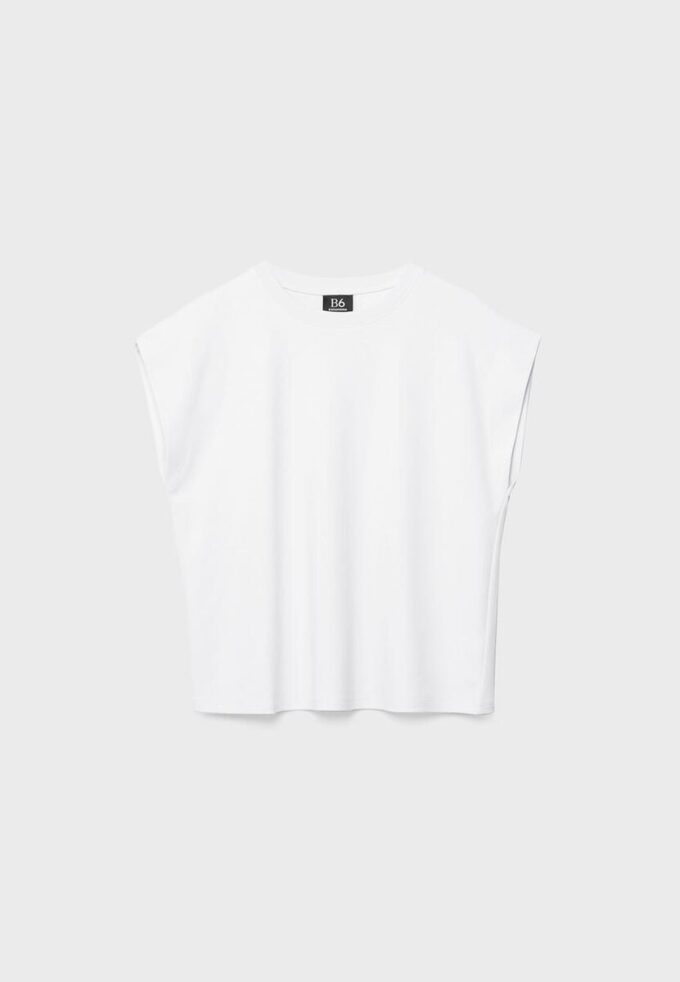 B06 T-shirt basique à épaules tombantes B06 T-shirt basique à épaules tombantes
