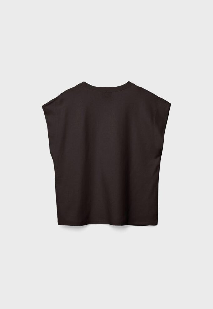 B06 T-shirt basique à épaules tombantes