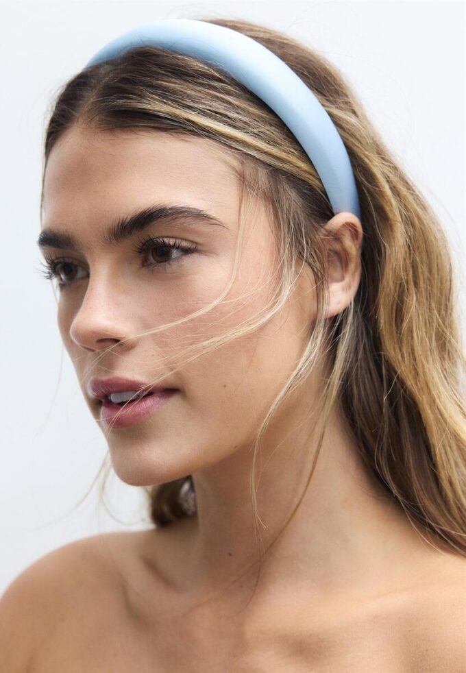 Bandeau rigide en satin