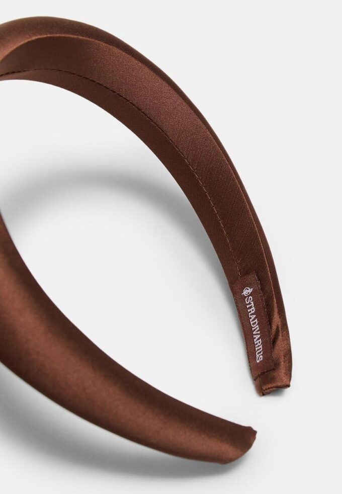 Bandeau rigide en satin