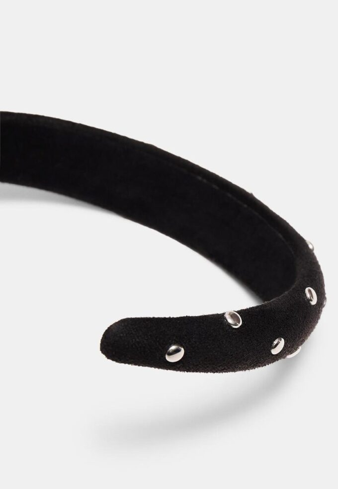 Bandeau volumineux clouté