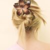 Barrette fleur