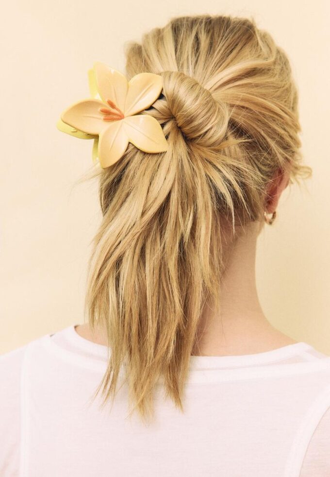 Barrette fleur