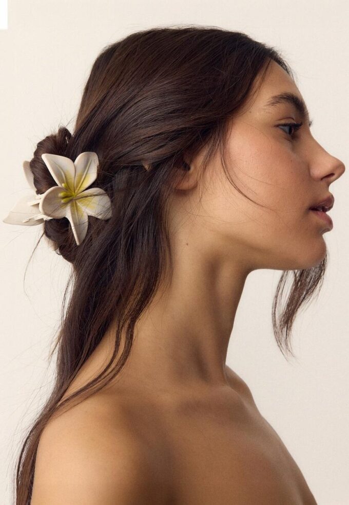 Barrette fleur