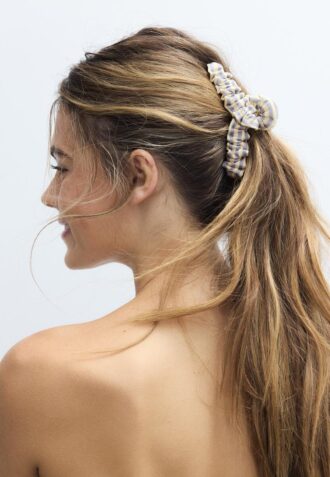 Barrette tissée à rayures