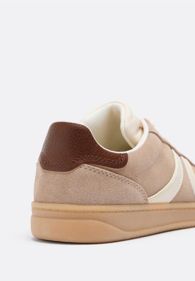 Baskets décontractées en cuir