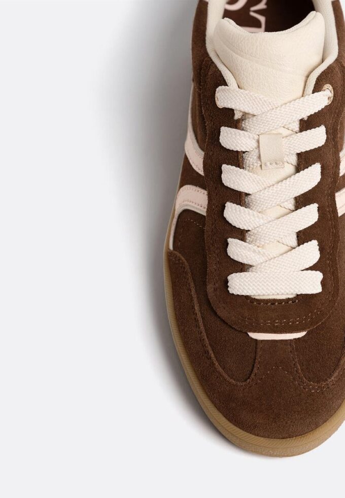 Baskets décontractées en cuir