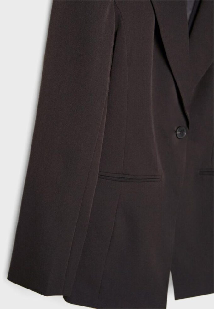 Blazer ajusté boutonné Blazer ajusté boutonné