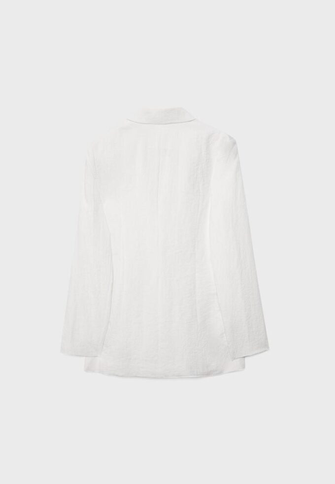 Blazer ajusté rustique