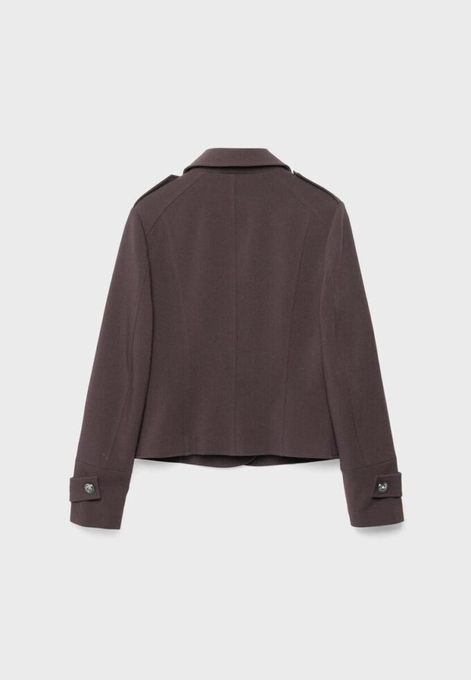 Blazer à boutons gravés