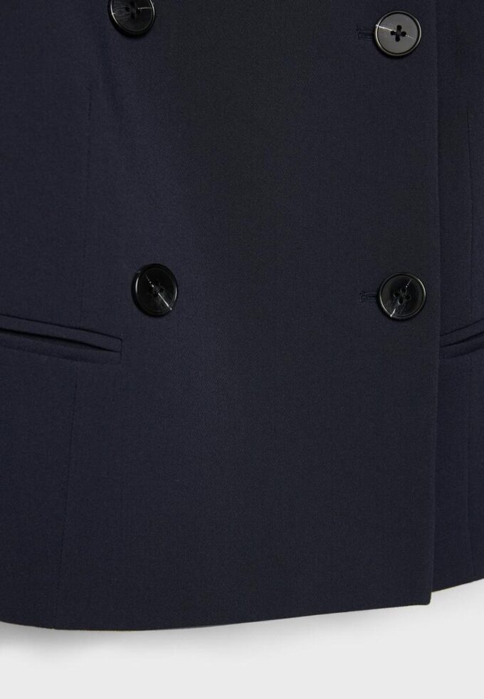 Blazer court à col rond Blazer court à col rond