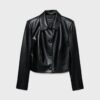 Blazer court effet cuir Blazer court effet cuir