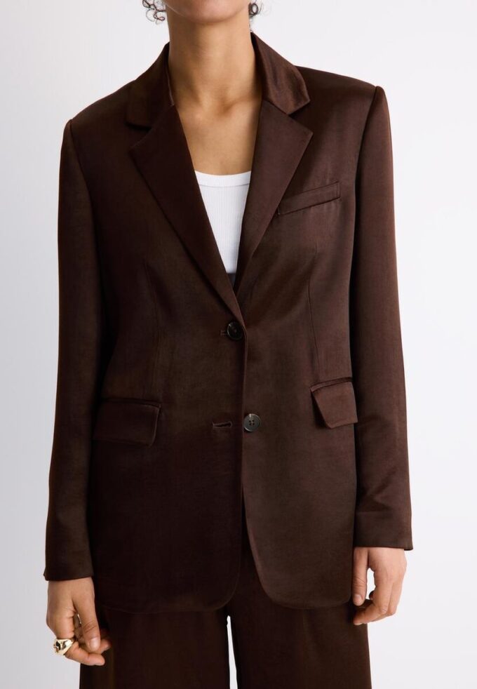 Blazer en satin Blazer en satin