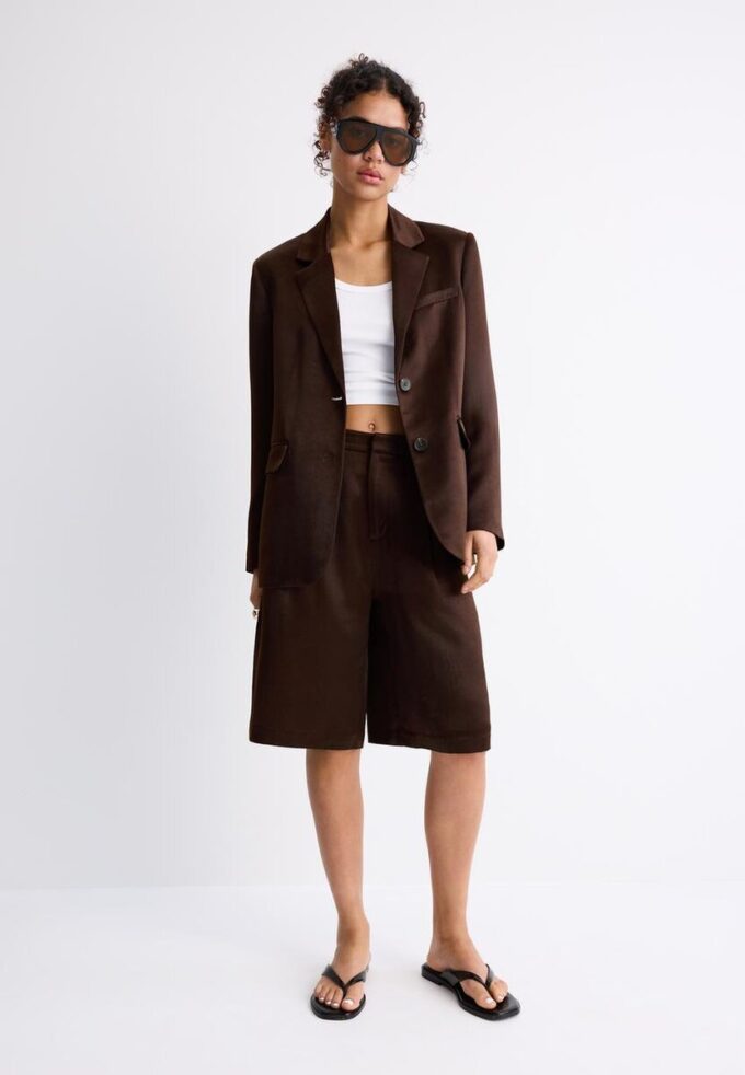 Blazer en satin Blazer en satin