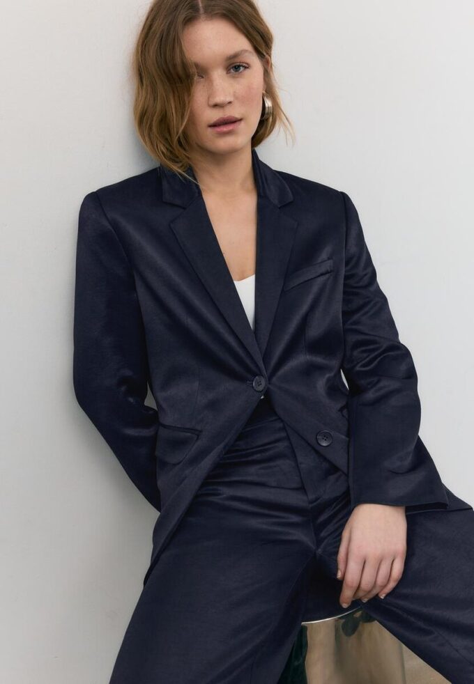 Blazer en satin Blazer en satin