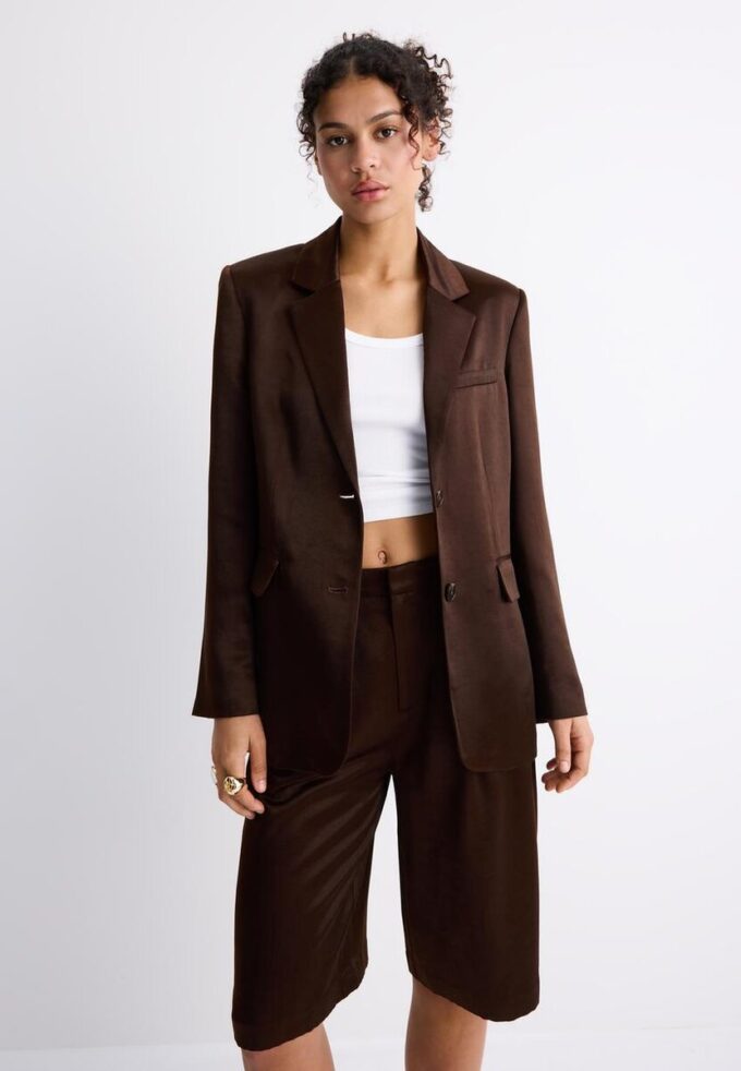 Blazer en satin Blazer en satin