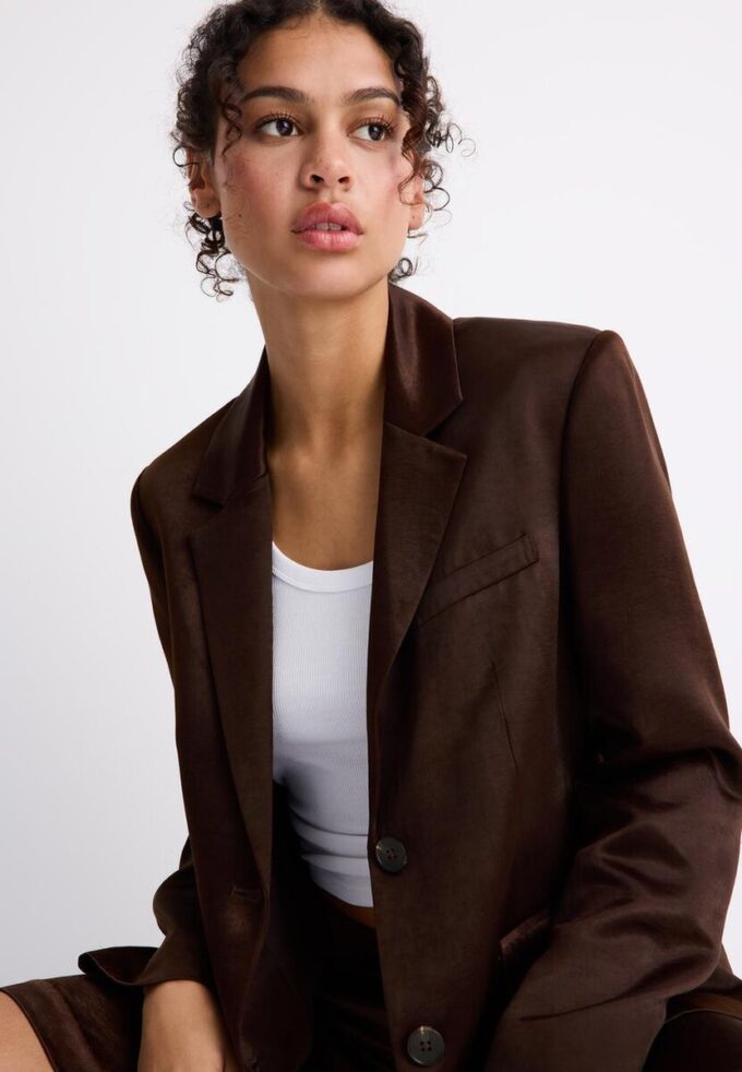 Blazer en satin Blazer en satin