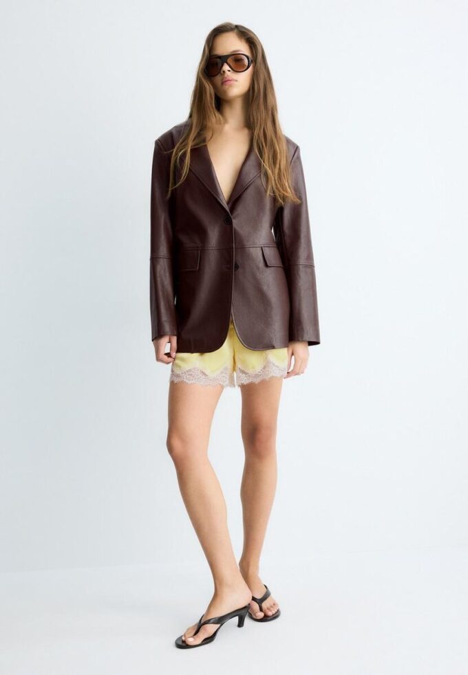 Blazer en simili cuir Blazer en simili cuir