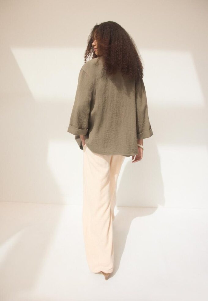 Blazer fluide à double boutonnage Blazer fluide à double boutonnage