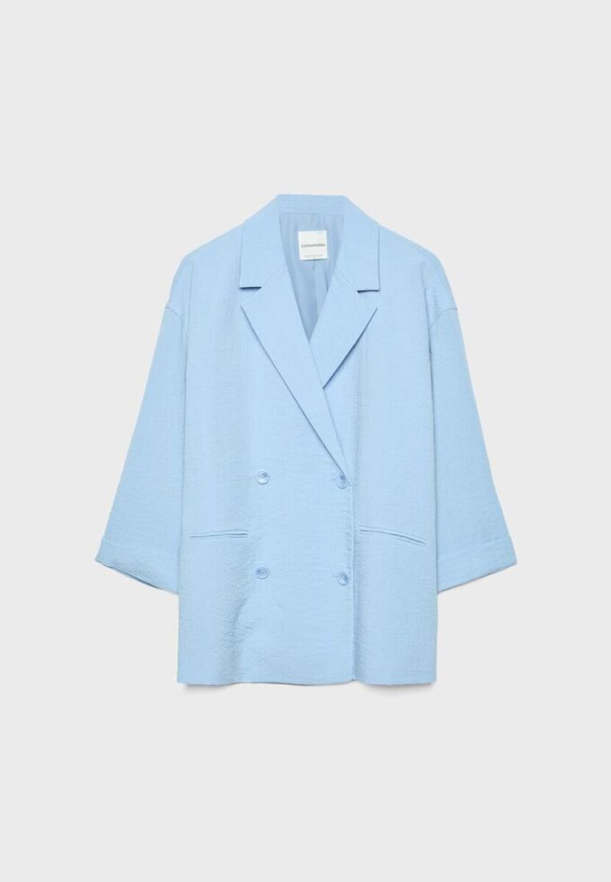 Blazer fluide à double boutonnage Blazer fluide à double boutonnage