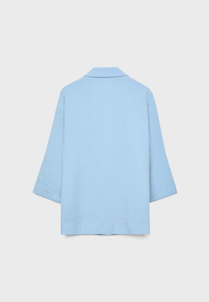 Blazer fluide à double boutonnage Blazer fluide à double boutonnage