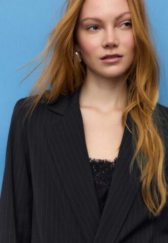 Blazer ouvert à rayures