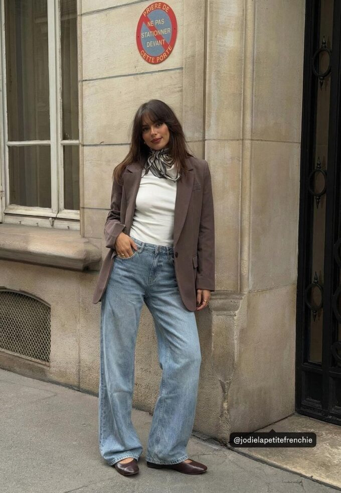 Blazer ouvert à rayures Blazer ouvert à rayures