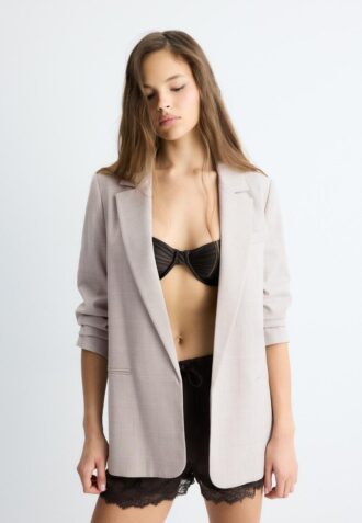 Blazer ouvert à rayures