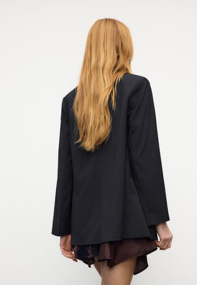 Blazer ouvert à rayures