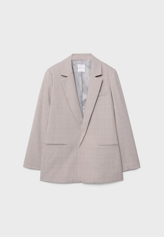 Blazer ouvert à rayures