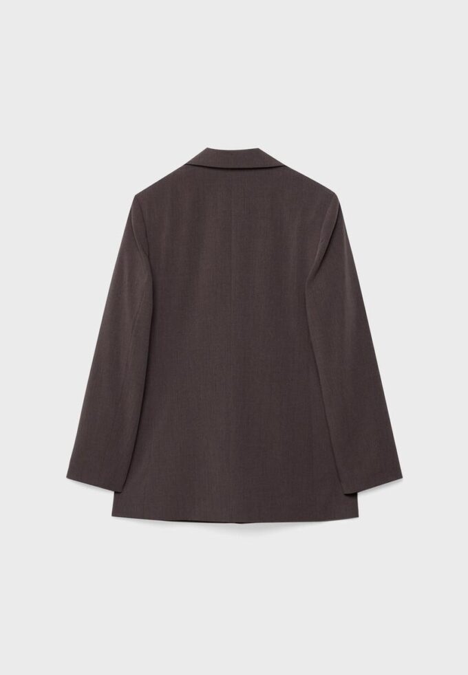 Blazer ouvert à rayures Blazer ouvert à rayures