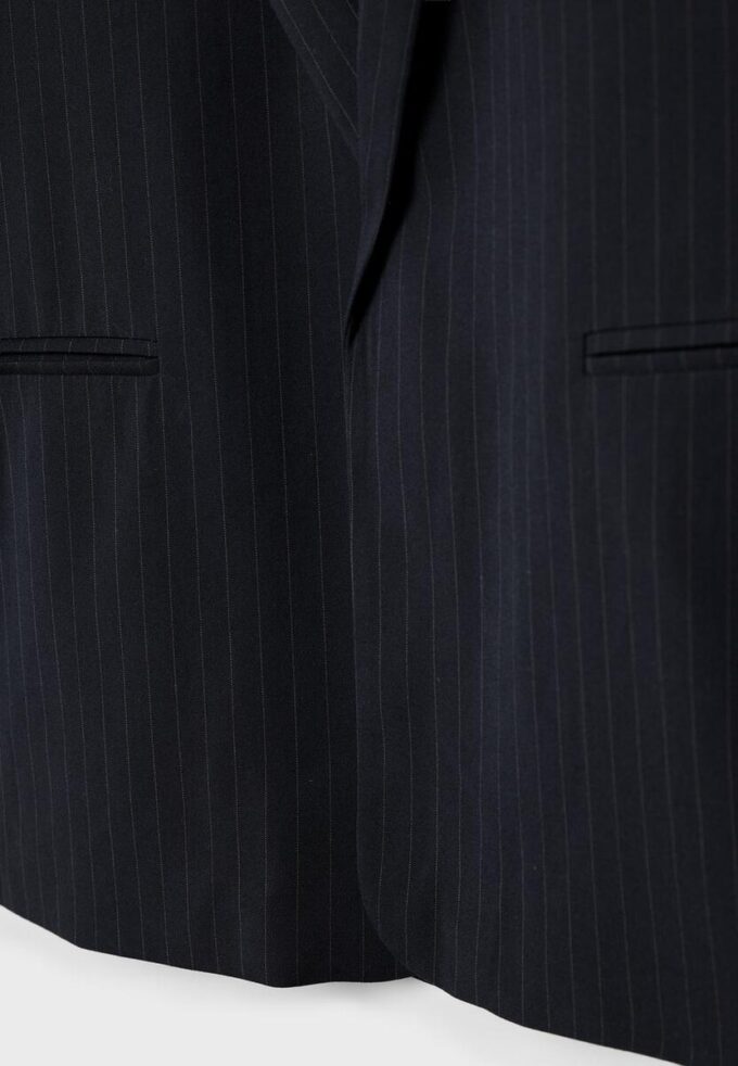 Blazer ouvert à rayures