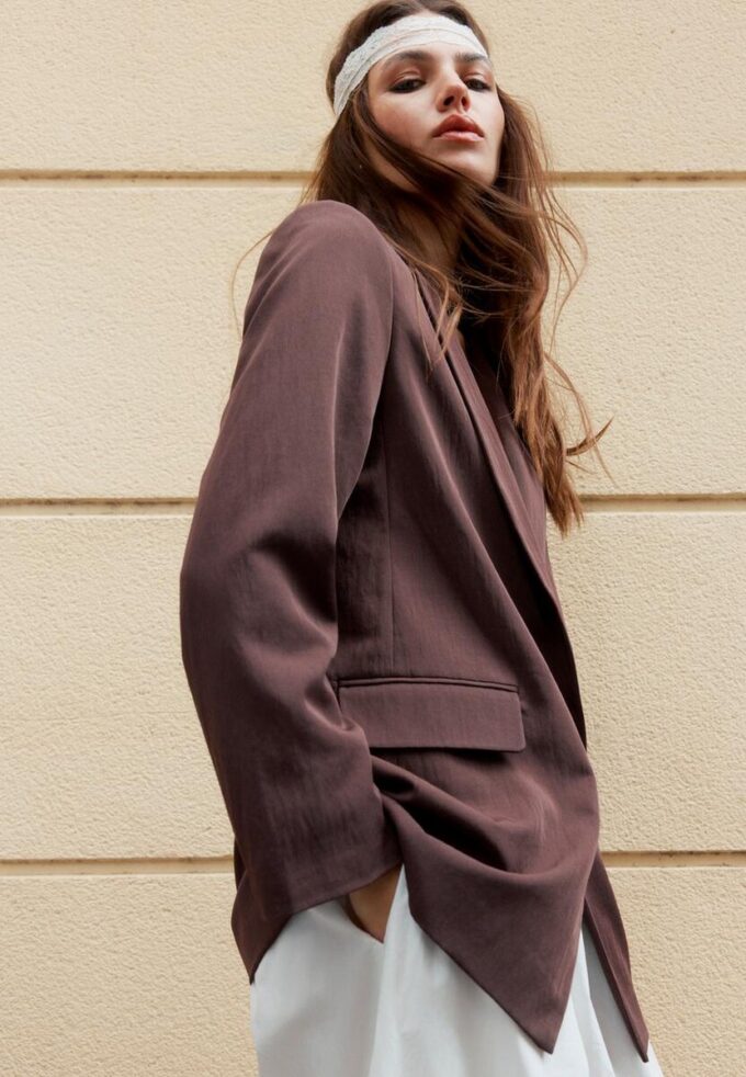 Blazer rustique basique