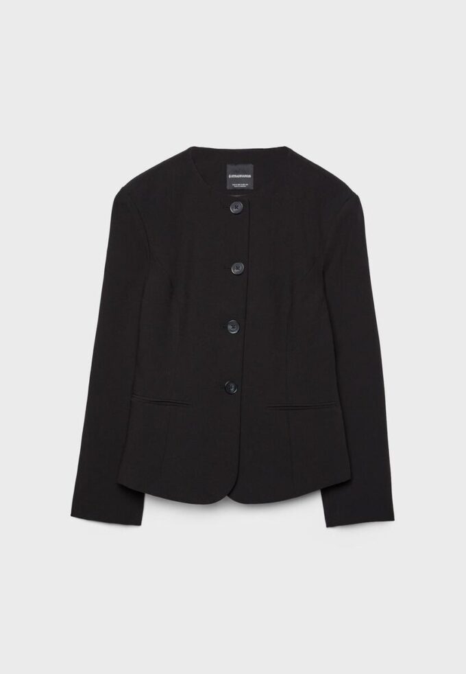 Blazer sans col