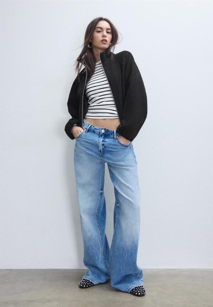 Blouson aviateur ballon au toucher doux Blouson aviateur ballon au toucher doux