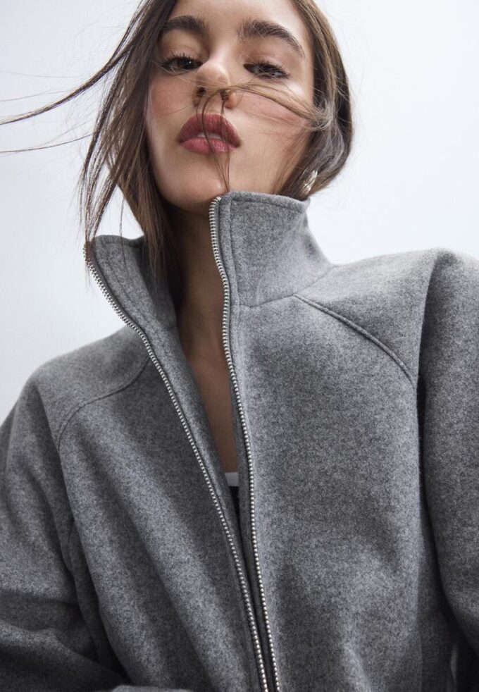 Blouson aviateur ballon au toucher doux Blouson aviateur ballon au toucher doux