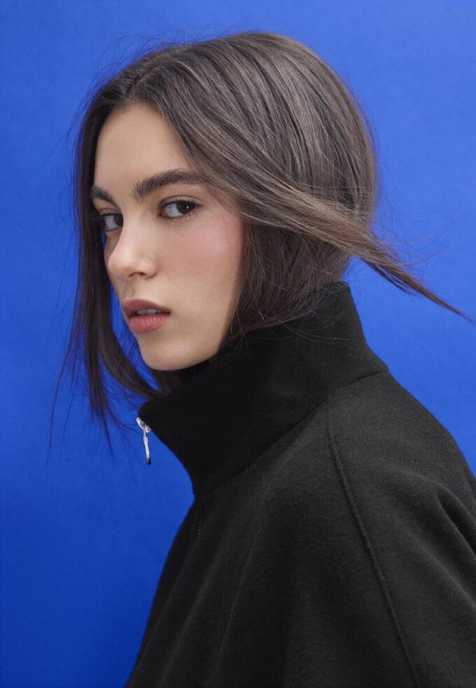 Blouson aviateur ballon au toucher doux Blouson aviateur ballon au toucher doux