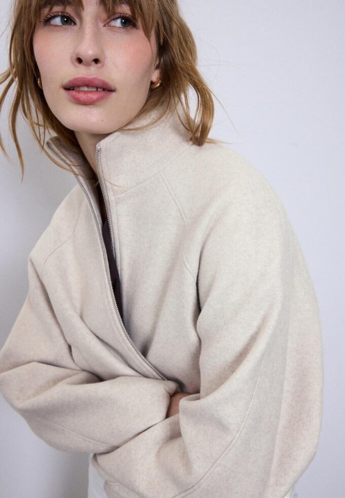 Blouson aviateur ballon au toucher doux Blouson aviateur ballon au toucher doux