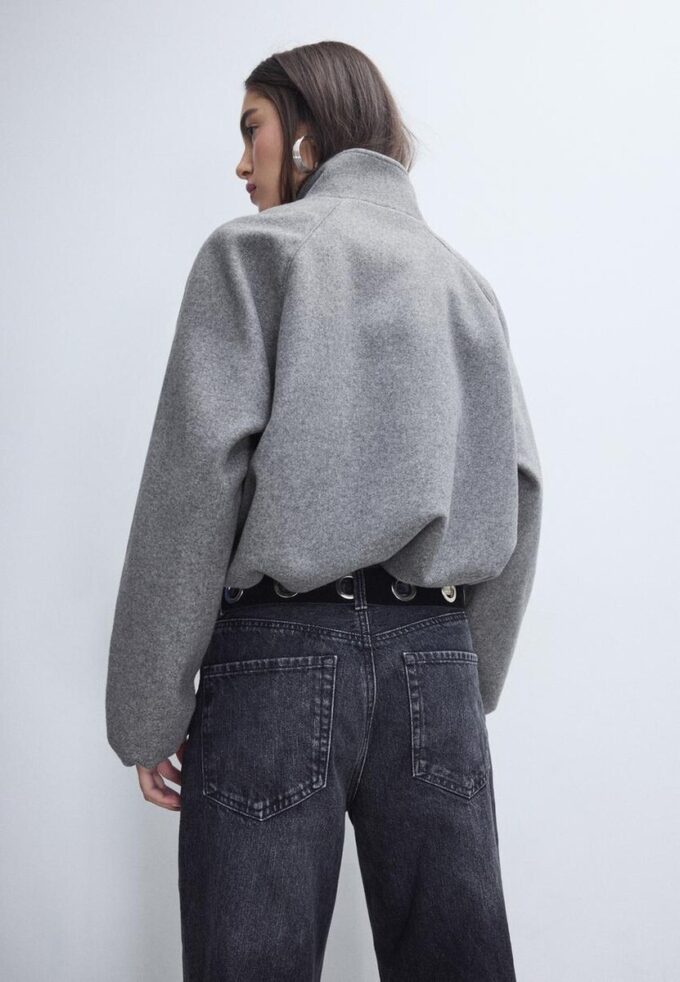 Blouson aviateur ballon au toucher doux Blouson aviateur ballon au toucher doux