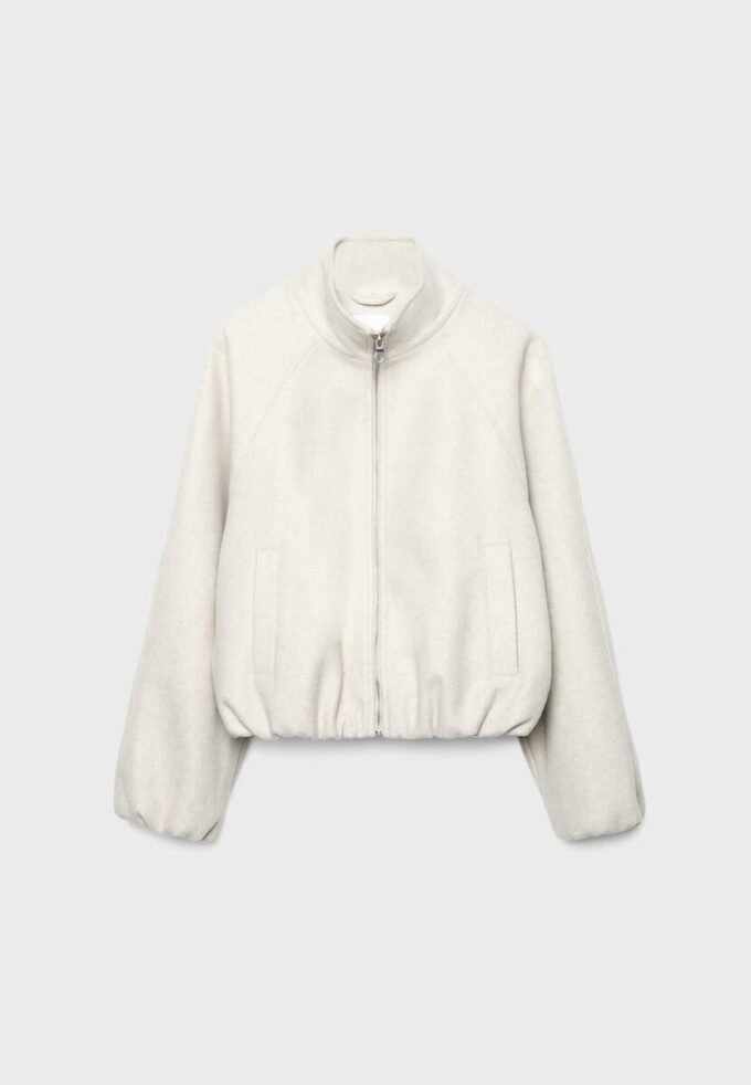 Blouson aviateur ballon au toucher doux Blouson aviateur ballon au toucher doux