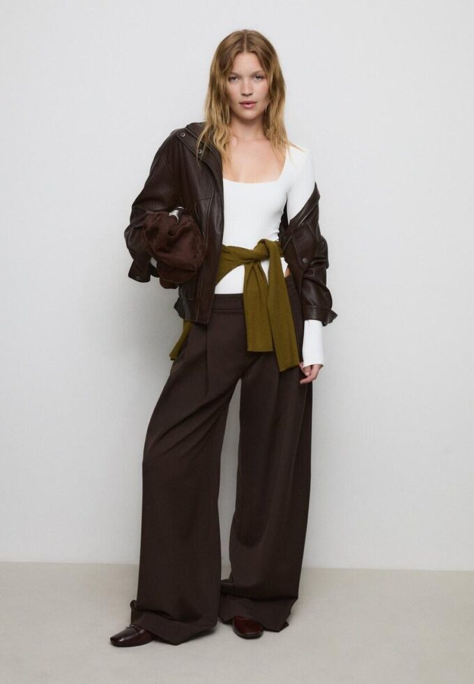 Body en polyamide à encolure carrée