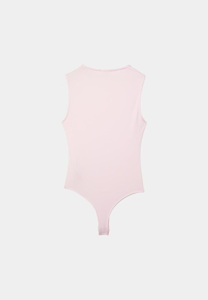 Body en polyamide à encolure carrée