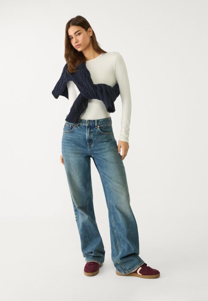 Body à manches longues en polyamide