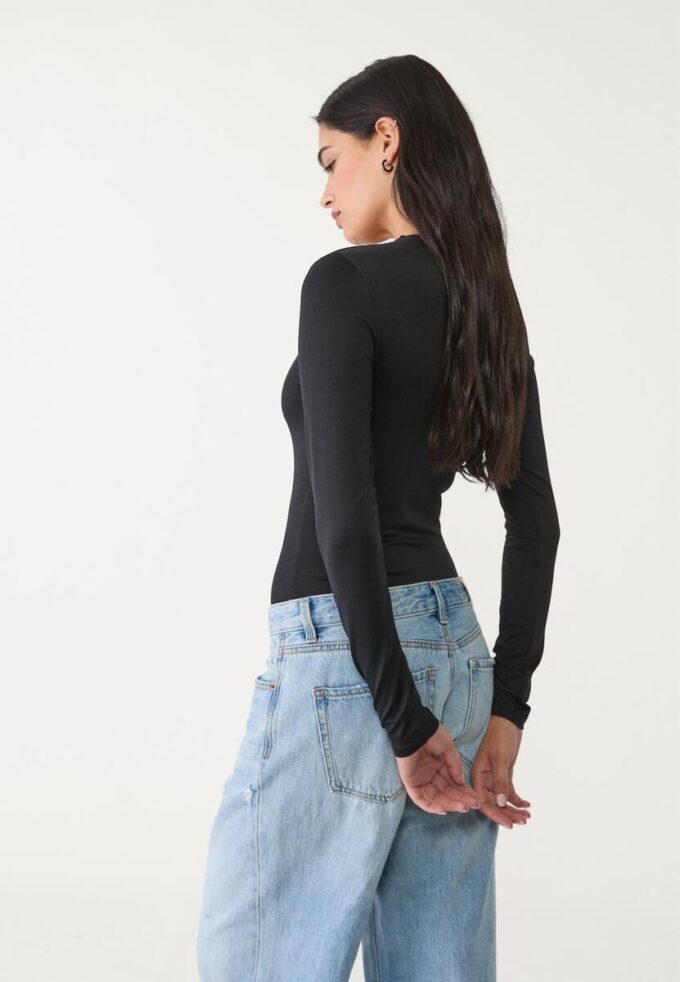 Body à manches longues en polyamide