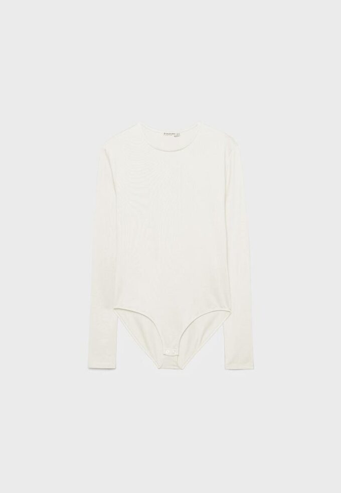 Body à manches longues en polyamide