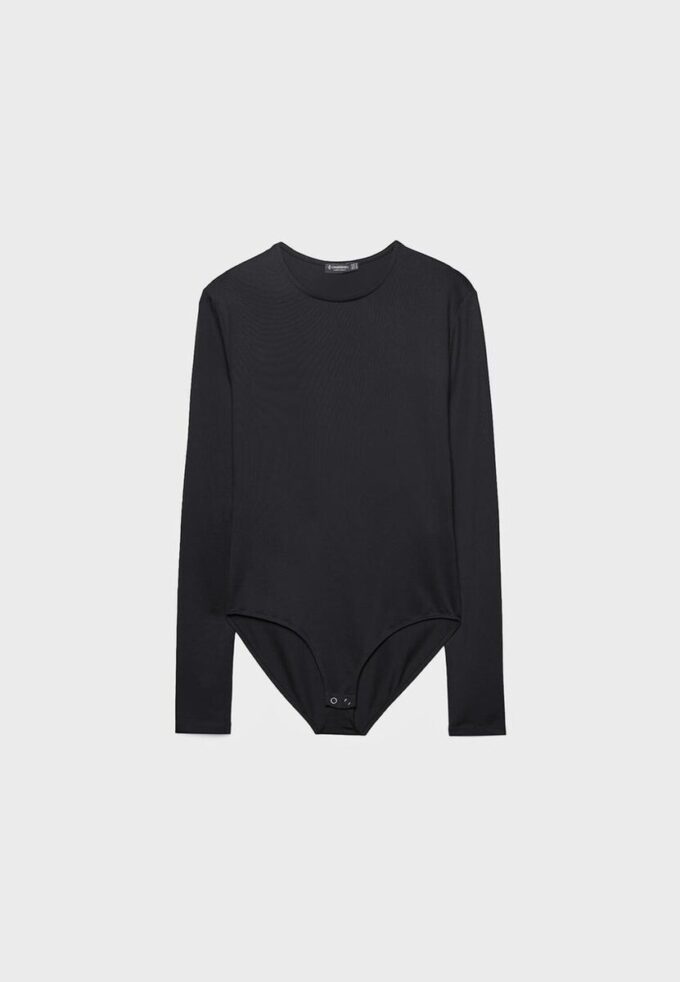 Body à manches longues en polyamide