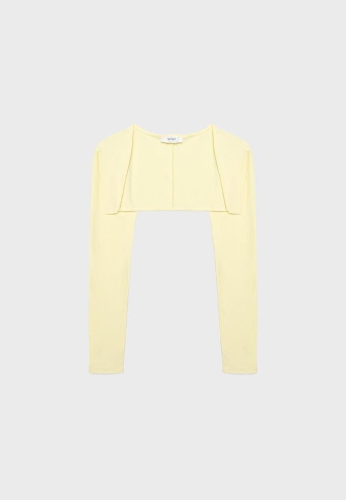 Boléro slim à manches longues