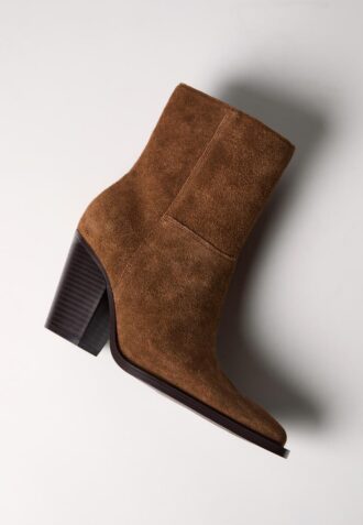 Bottines cowboy en cuir
